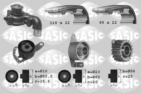 Water Pump & Timing Belt Kit