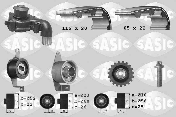 Water Pump & Timing Belt Kit