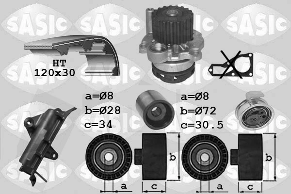 Water Pump & Timing Belt Kit