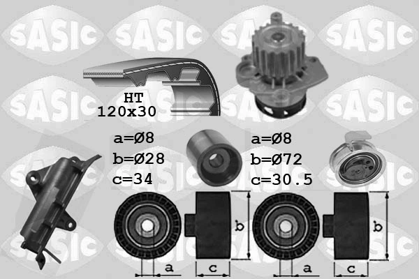 Water Pump & Timing Belt Kit
