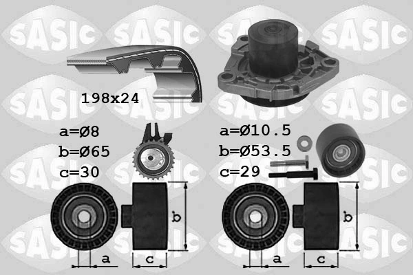 Water Pump & Timing Belt Kit