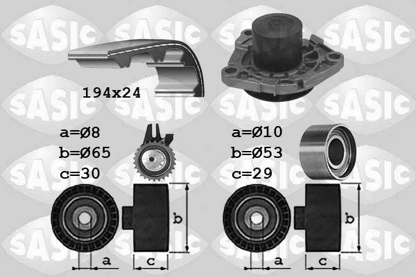 Water Pump & Timing Belt Kit