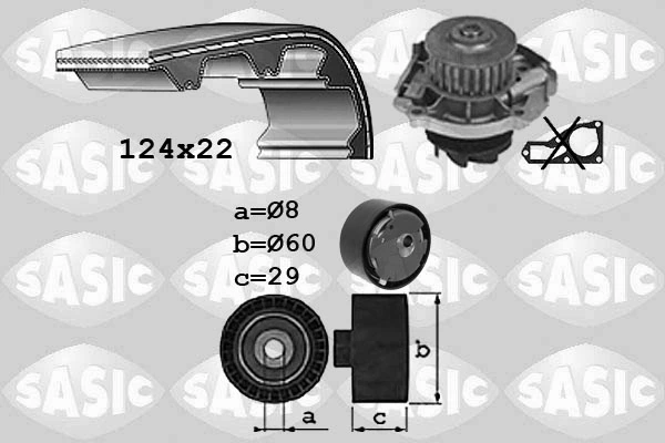 Water Pump & Timing Belt Kit