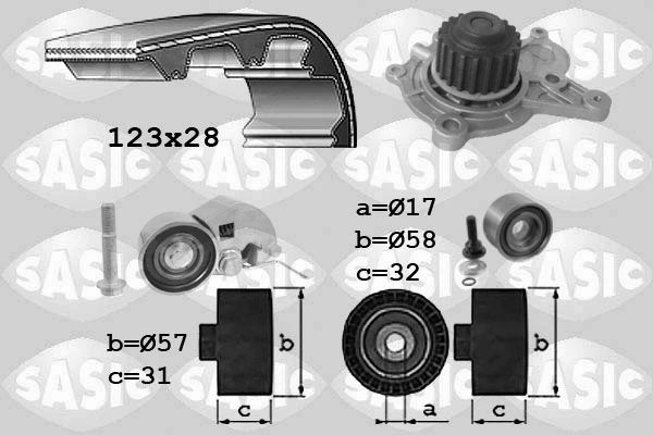 Water Pump & Timing Belt Kit