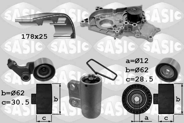 Water Pump & Timing Belt Kit