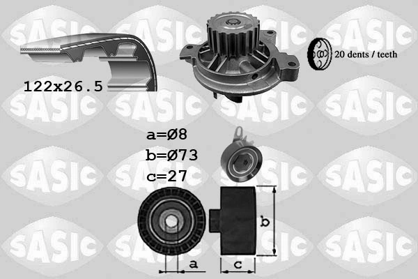 Water Pump & Timing Belt Kit