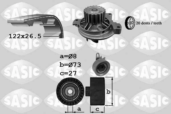 Water Pump & Timing Belt Kit