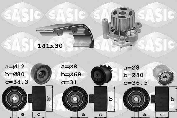 Water Pump & Timing Belt Kit