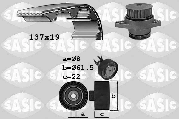 Water Pump & Timing Belt Kit
