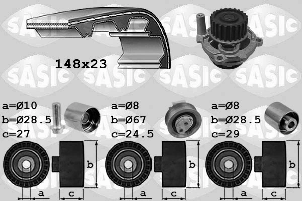 Water Pump & Timing Belt Kit