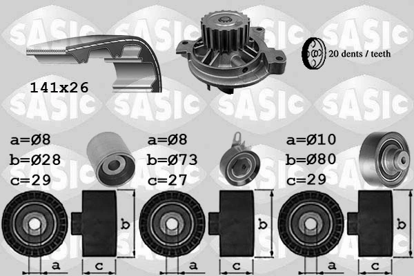 Water Pump & Timing Belt Kit