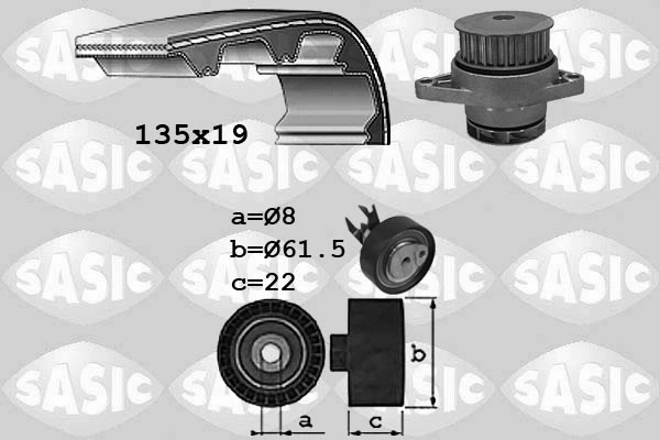 Water Pump & Timing Belt Kit