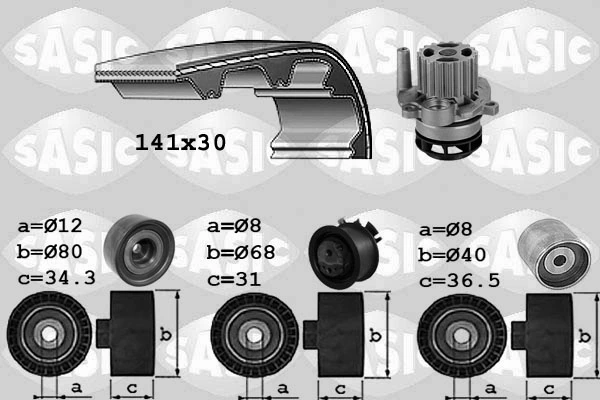 Water Pump & Timing Belt Kit