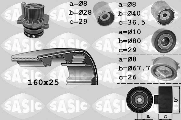 Water Pump & Timing Belt Kit