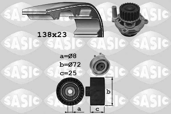 Water Pump & Timing Belt Kit