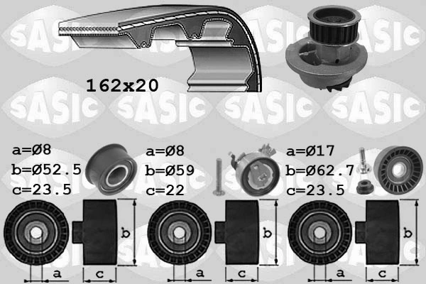 Water Pump & Timing Belt Kit