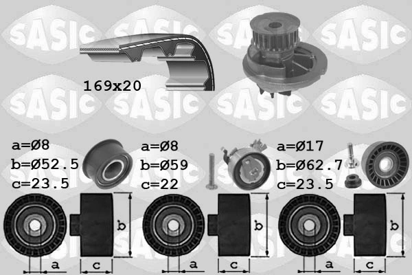 Water Pump & Timing Belt Kit
