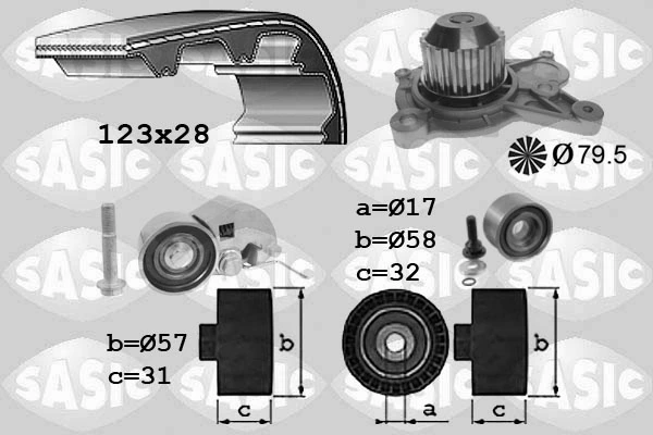 Water Pump & Timing Belt Kit