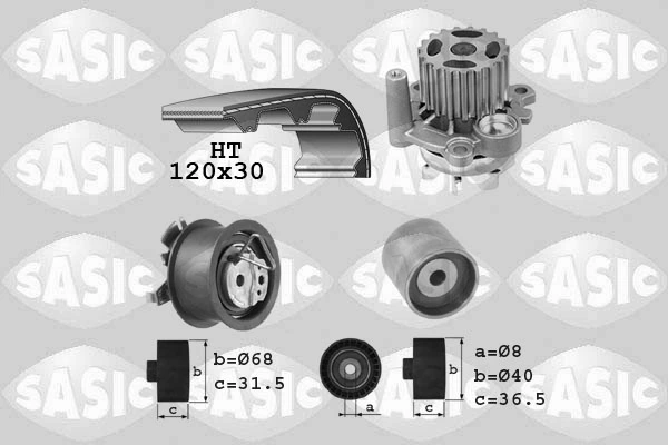 Water Pump & Timing Belt Kit