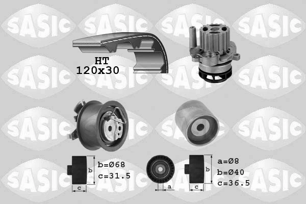 Water Pump & Timing Belt Kit