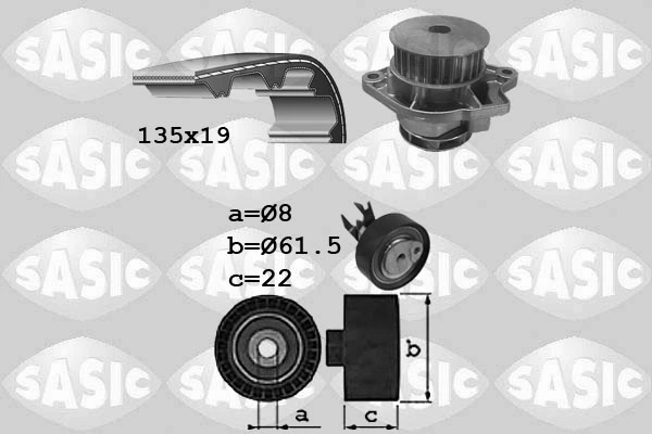 Water Pump & Timing Belt Kit