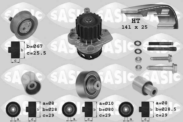 Water Pump & Timing Belt Kit