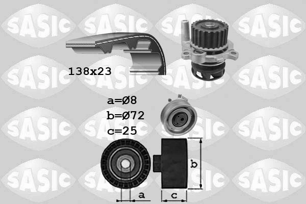 Water Pump & Timing Belt Kit