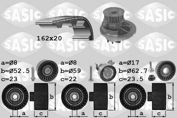 Water Pump & Timing Belt Kit