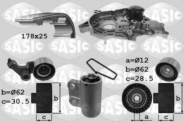 Water Pump & Timing Belt Kit