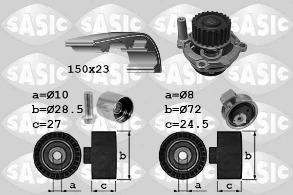 Water Pump & Timing Belt Kit