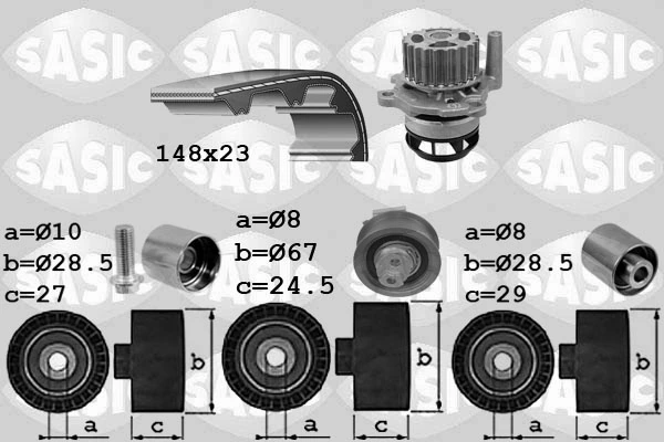 Water Pump & Timing Belt Kit