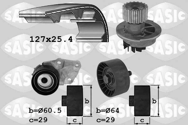 Water Pump & Timing Belt Kit