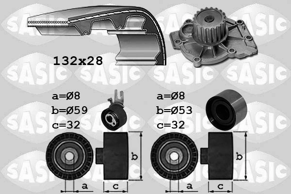 Water Pump & Timing Belt Kit