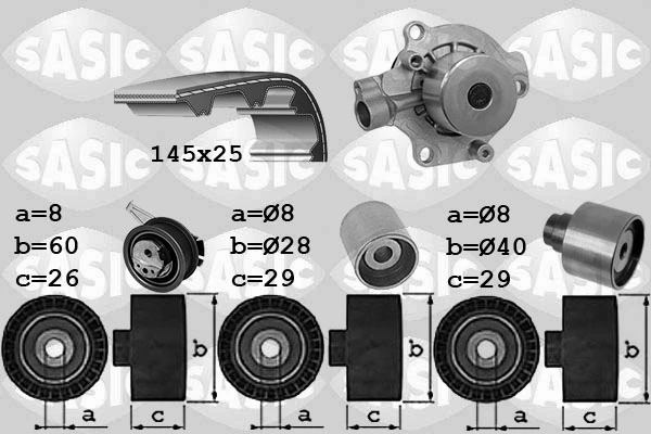 Water Pump & Timing Belt Kit