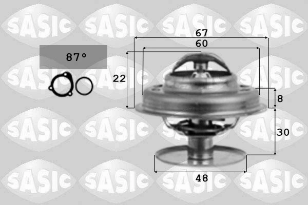 Thermostat, coolant