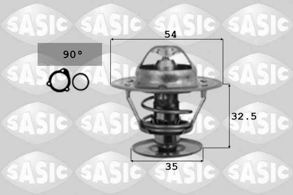 Thermostat, coolant