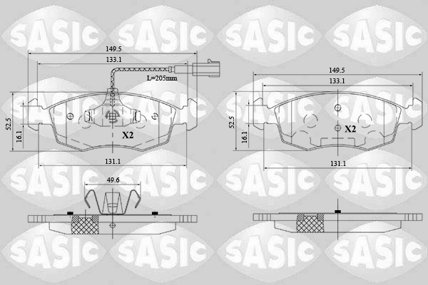 Brake Pad Set, disc brake