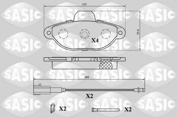Brake Pad Set, disc brake