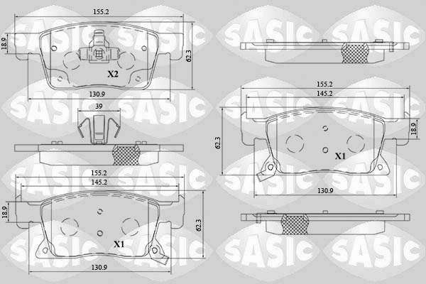 Brake Pad Set, disc brake