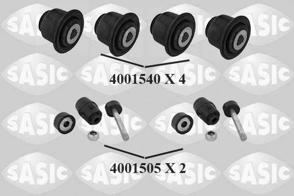 Repair Kit, axle beam