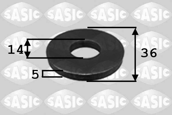Washer, crankshaft pulley