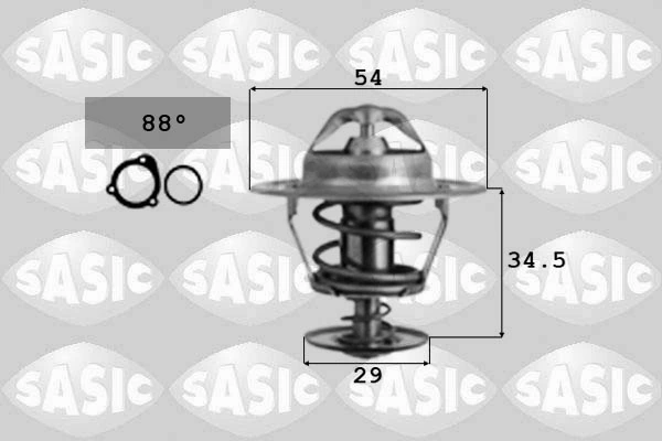 Thermostat, coolant