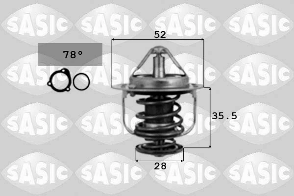 Thermostat, coolant