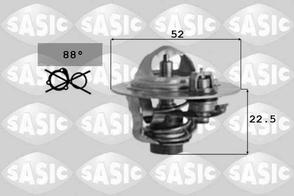 Thermostat, coolant