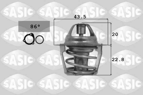Thermostat, coolant