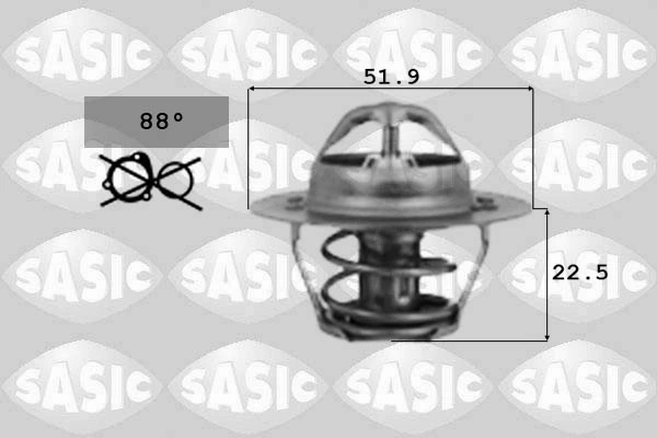 Thermostat, coolant
