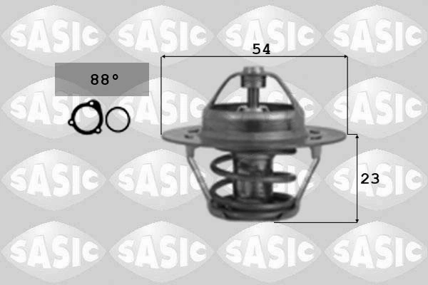Thermostat, coolant