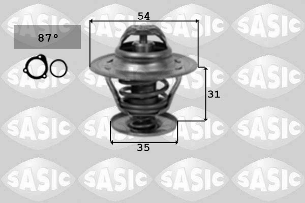 Thermostat, coolant