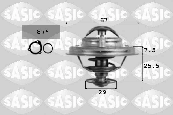 Thermostat, coolant