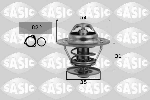 Thermostat, coolant